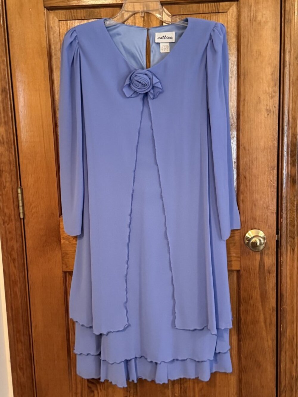 Beautiful Periwinkle Blue Cattiva Mother-of-the Bride Dress - Size 16